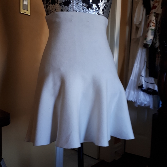 Zara winter white mini skirt - Picture 7 of 7